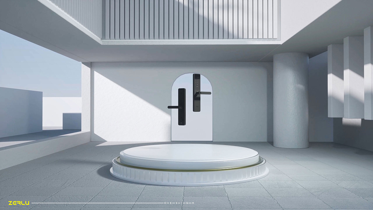 Aqara X10 智能门锁丨解锁智慧新生活（图ZMjg2MjI2MTk2） - 产品 - 站酷设计师zerlu纸鹿文化原创素材 - 站酷ZCOOL