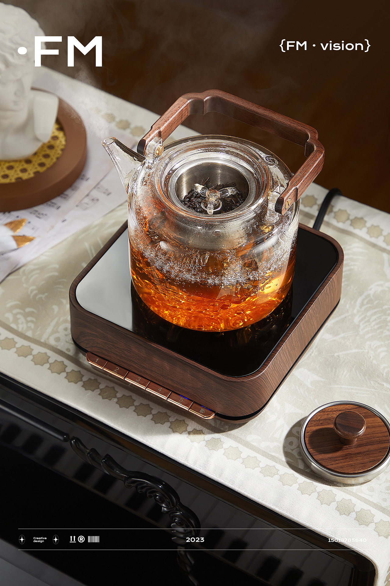 鸿雁 X FM方米视觉 钢琴家系列电陶炉 | 全案分享（图ZMzQzMzE4MDgw） - 电商 - 站酷设计师青鸟品牌整合原创素材 - 站酷ZCOOL