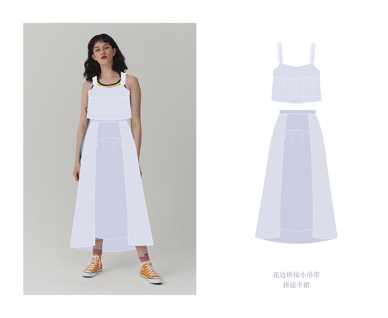 简约文字女装设计款式图（图ZMTI5ODcwNjEy） - 休闲/流行服饰 - 站酷设计师Iriscn原创素材 - 站酷ZCOOL
