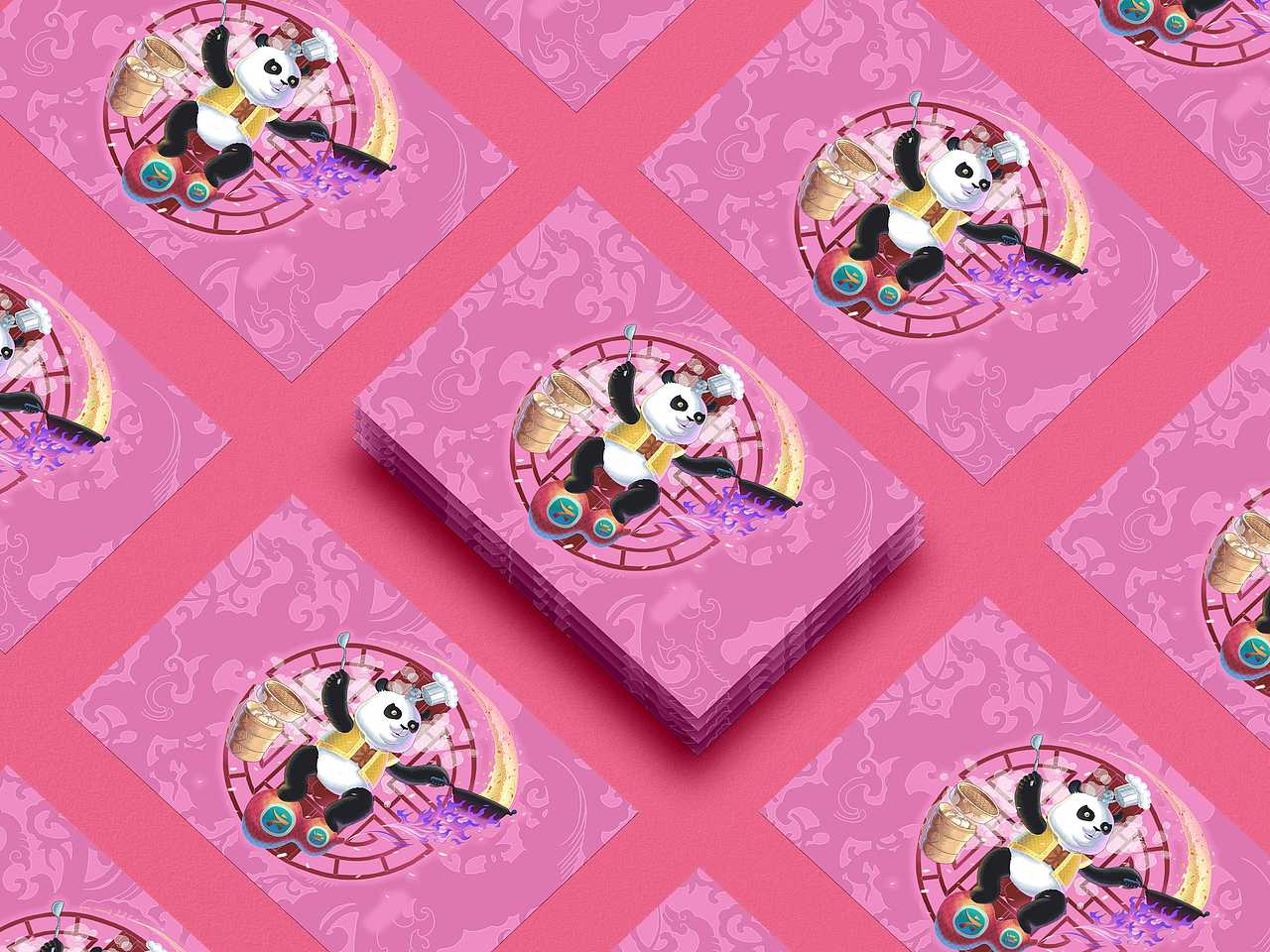 熊猫形象IP（图ZMjE3MDQzMzE2） - 商业插画 - 站酷设计师养牛村村长原创素材 - 站酷ZCOOL