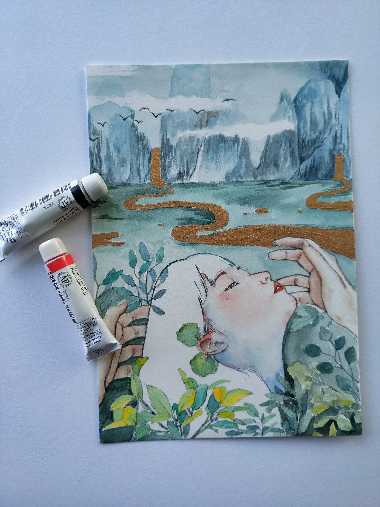 《葬姑娘》
我把你扔进土里<br>可我还是很想你