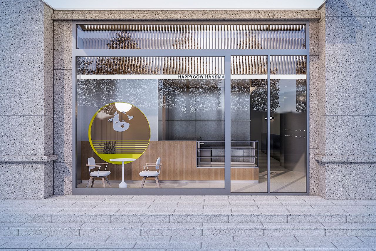 欢牛蛋糕屋(萧山后场店)空间策划设计