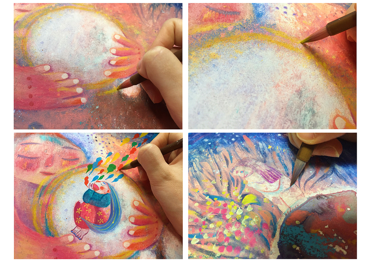 跟我一起来画画吧（图ZNzc4MDAyNDQ=） - 商业插画 - 站酷设计师张王哲原创素材 - 站酷ZCOOL