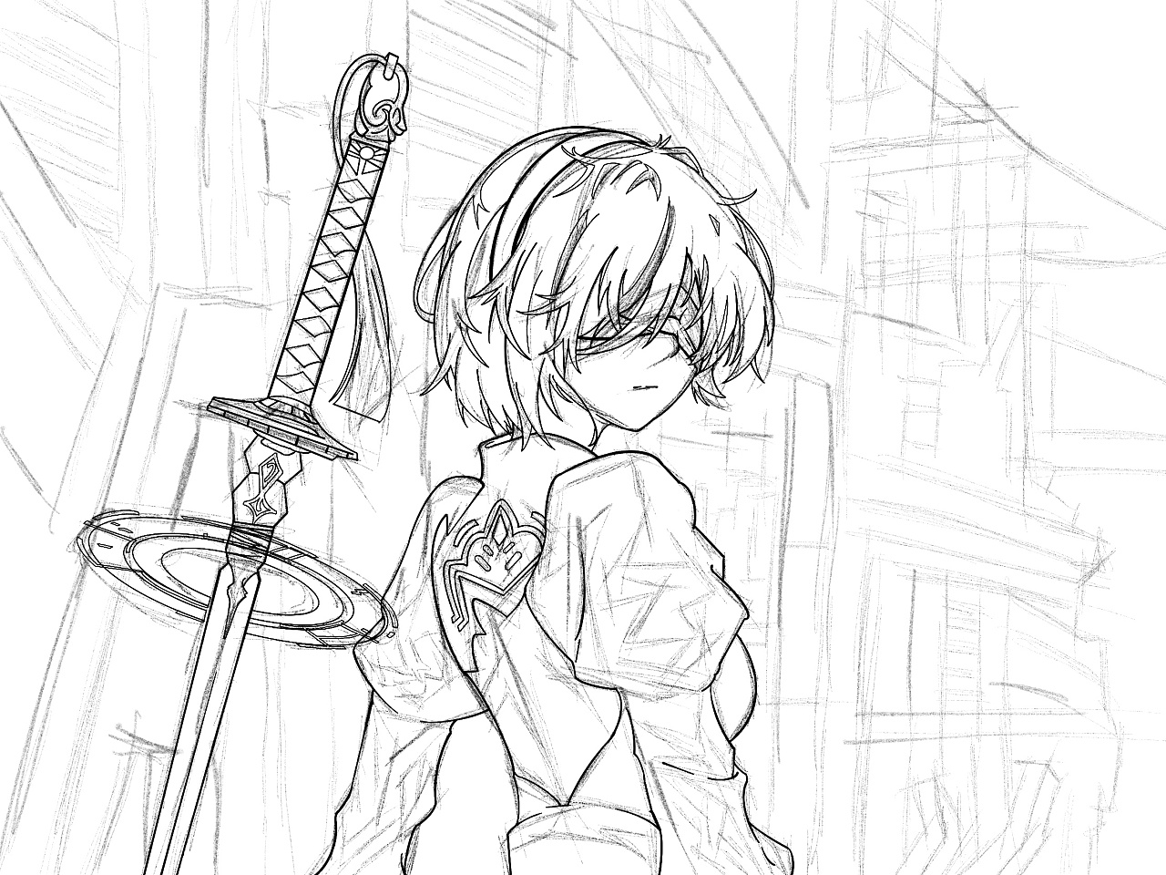 手绘练习尼尔机械纪元yorhano2typeb