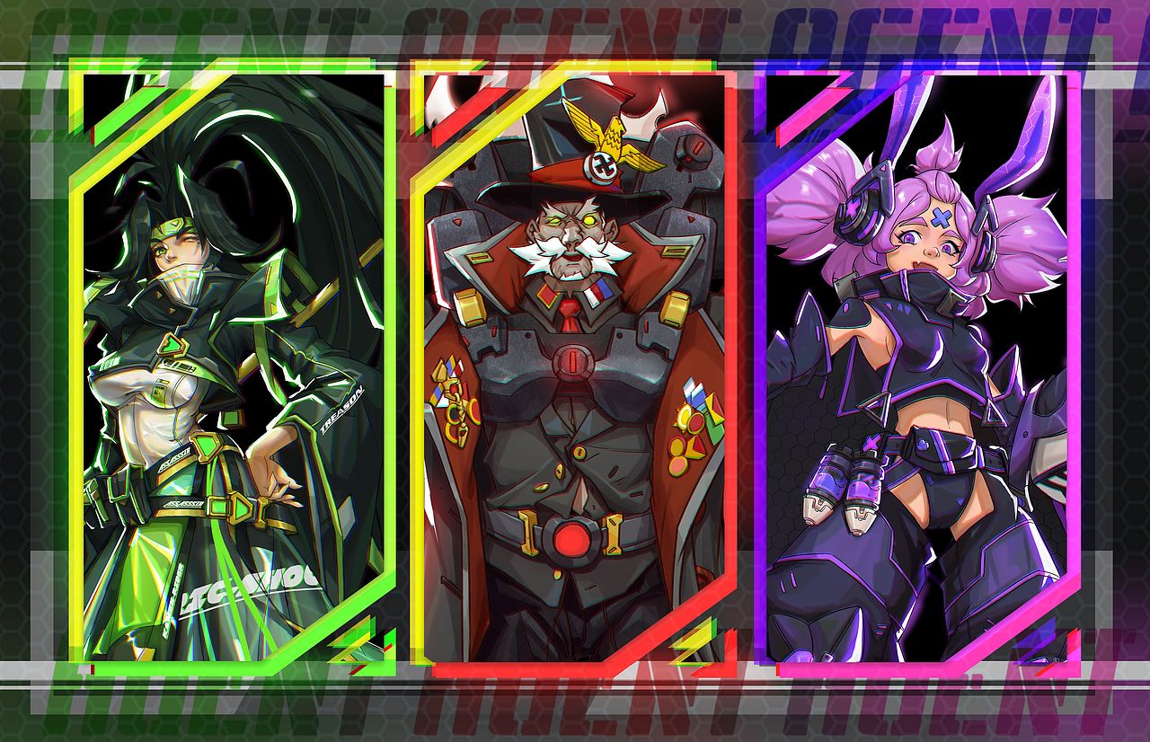 角色设计练习（图ZMjI0NzI1NTY4） - 游戏原画 - 站酷设计师魔仙小菜原创素材 - 站酷ZCOOL