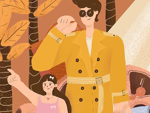 一起去旅行插畫(huà)（個(gè)人主頁(yè)-ZNDE3NjYxODg=） - 商業(yè)插畫(huà) - 站酷設(shè)計(jì)師tigtiger原創(chuàng)素材 - 站酷ZCOOL