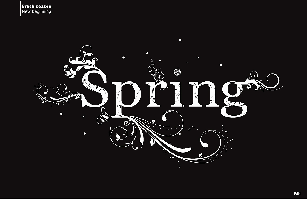spring（图ZNzIxMjA0） - 字体/字形 - 站酷设计师nnn159原创素材 - 站酷ZCOOL