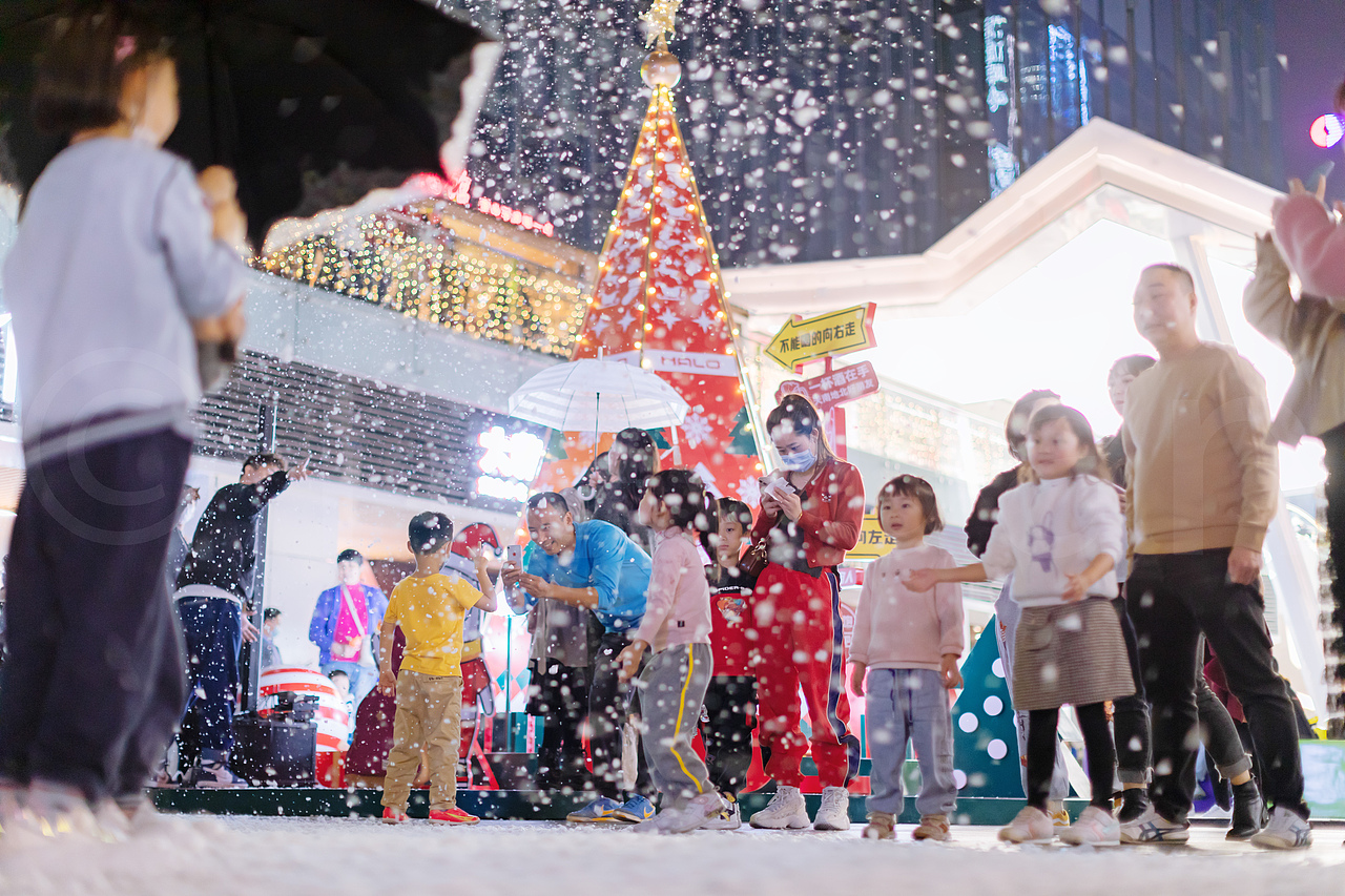 广场美陈活动摄影 人像互动摄影