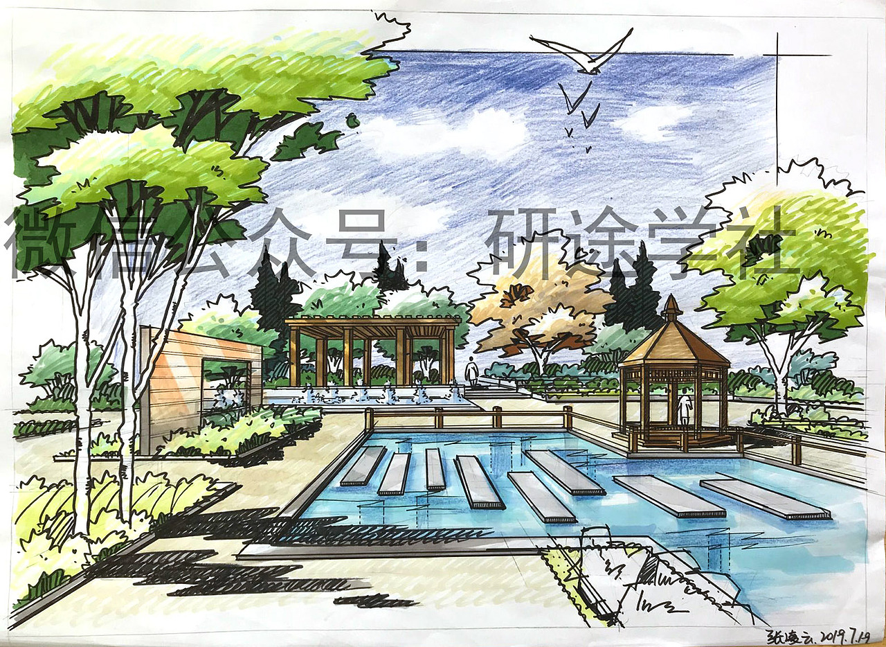 西农风景园林快题