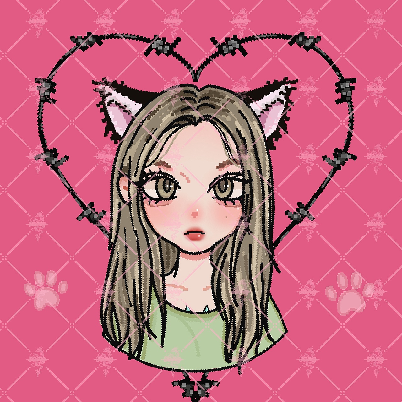 像素风人物头像