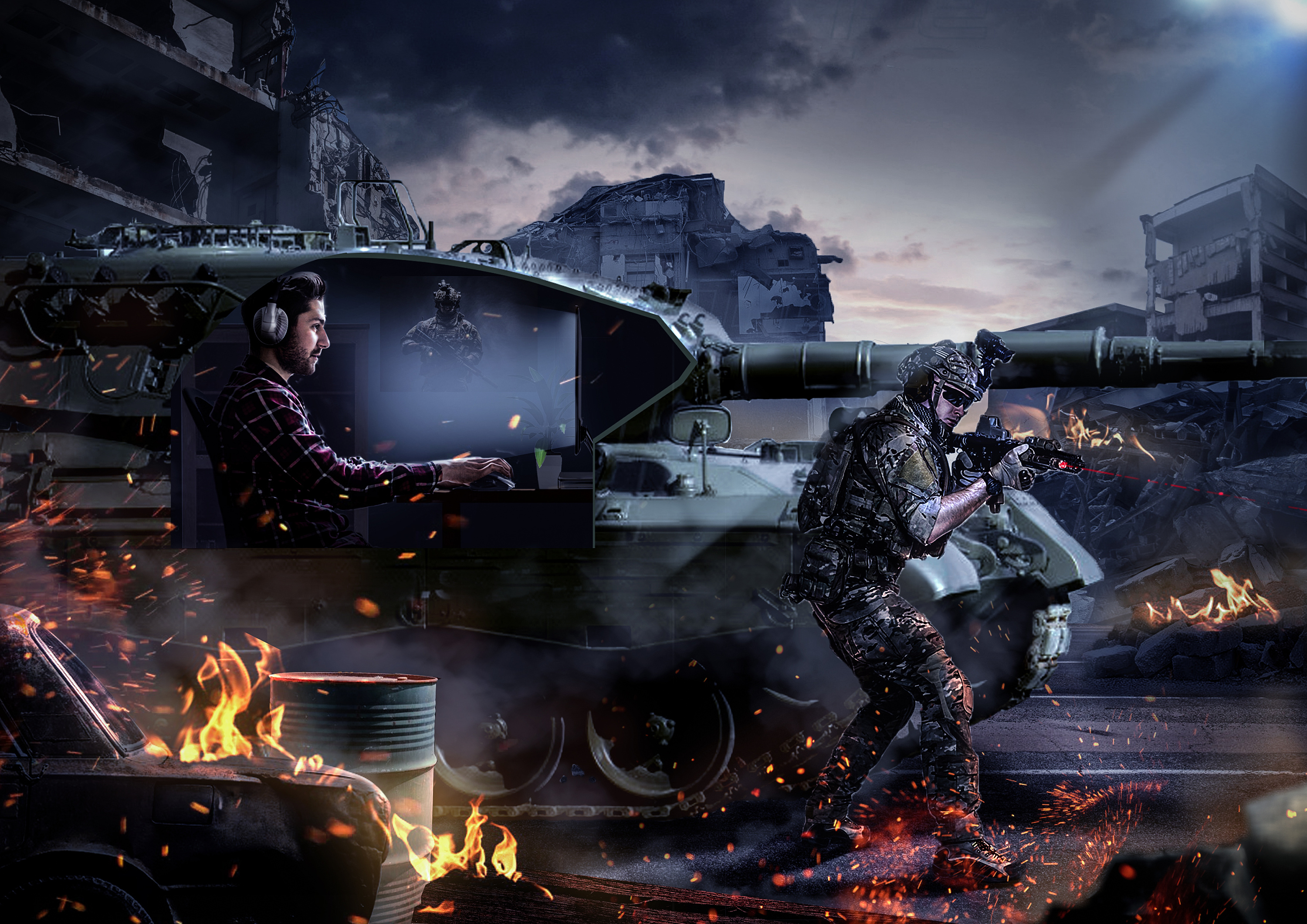 图像合成 战争假想-身临其境