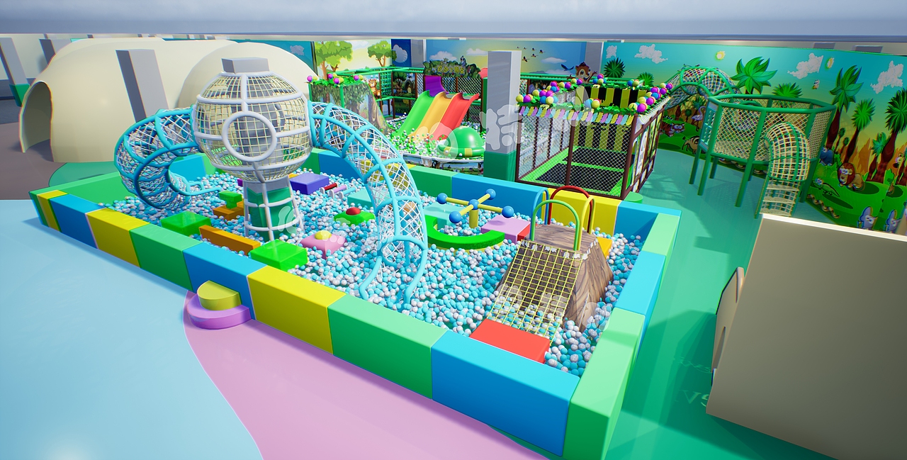 淘气堡作品图片（图ZMTkxMTg1NjAw） - 建筑/空间 - 站酷设计师匠人一心原创素材 - 站酷ZCOOL