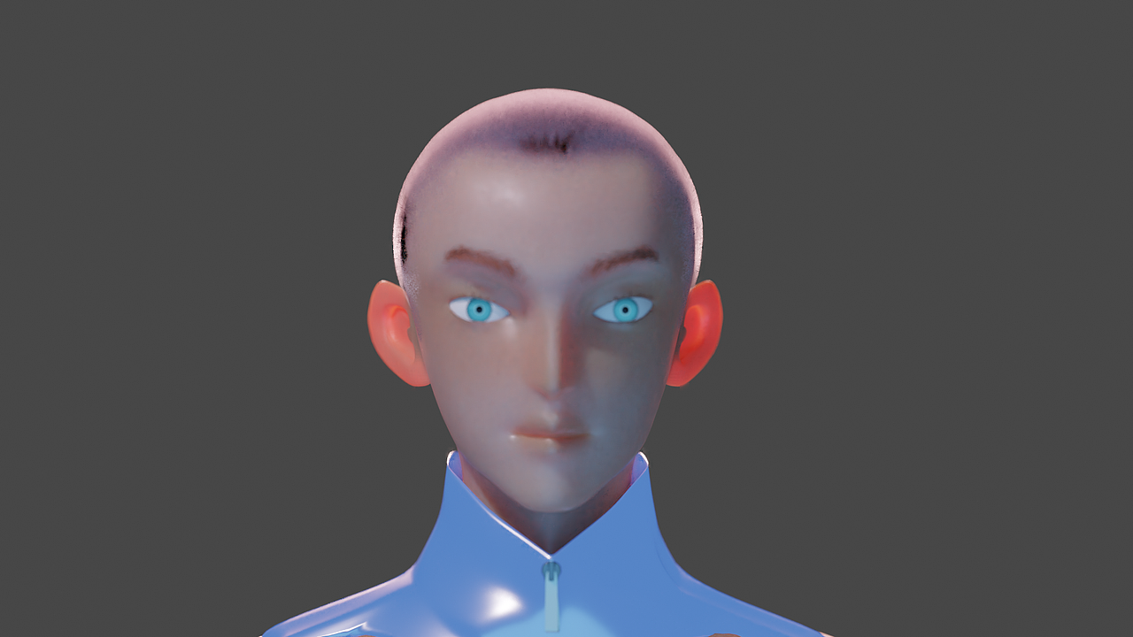blender头像练习（图ZMjc3ODk2NDg0） - 人物/生物 - 站酷设计师密斯特wang原创素材 - 站酷ZCOOL