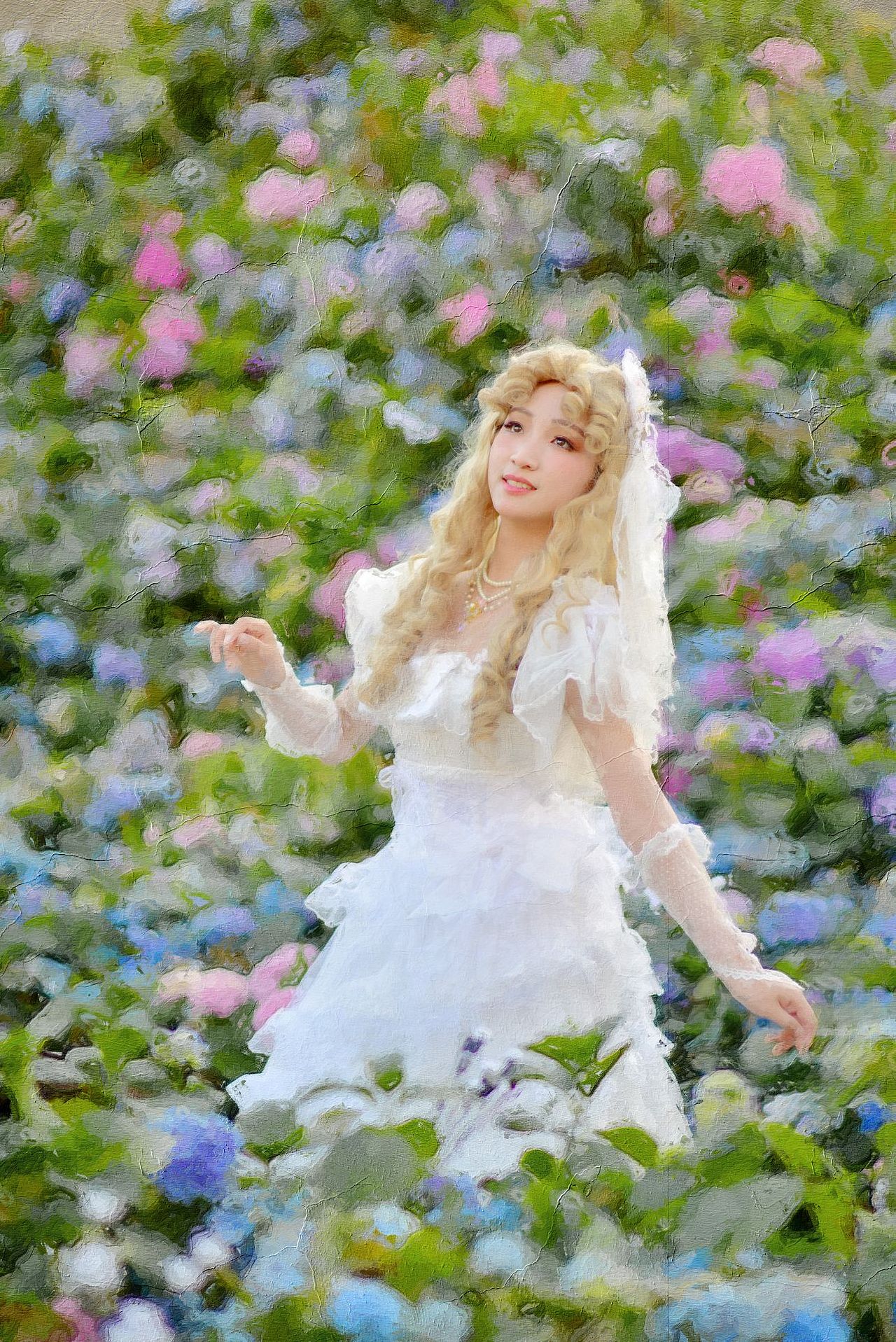 莫奈花园（图ZMzY5MTkxODY0） - 人像摄影 - 站酷设计师摄影爱好者江枫原创素材 - 站酷ZCOOL