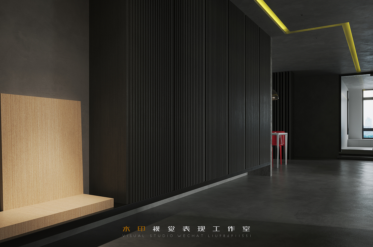 临摹-水泥灰空间,朴素自然!（图ZMjkwNDU3MDI0） - 家装设计 - 站酷设计师小黄小黄小黄小原创素材 - 站酷ZCOOL