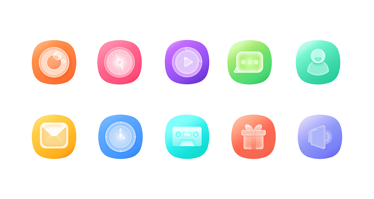 面性图标练习（图ZMTEyNjYyNzIw） - 图标 - 站酷设计师粽子不信命原创素材 - 站酷ZCOOL