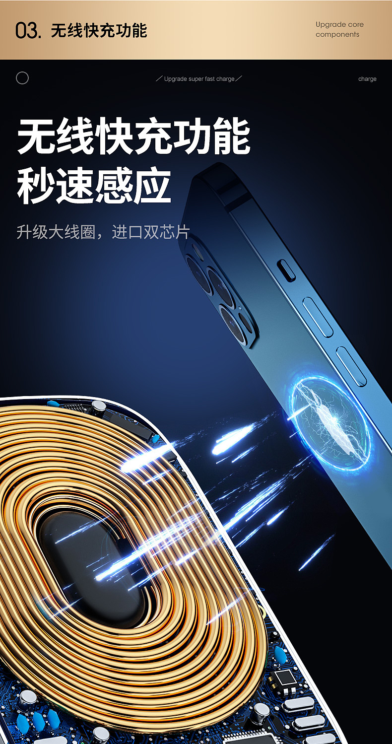 车载无线充/单轴云台/详情