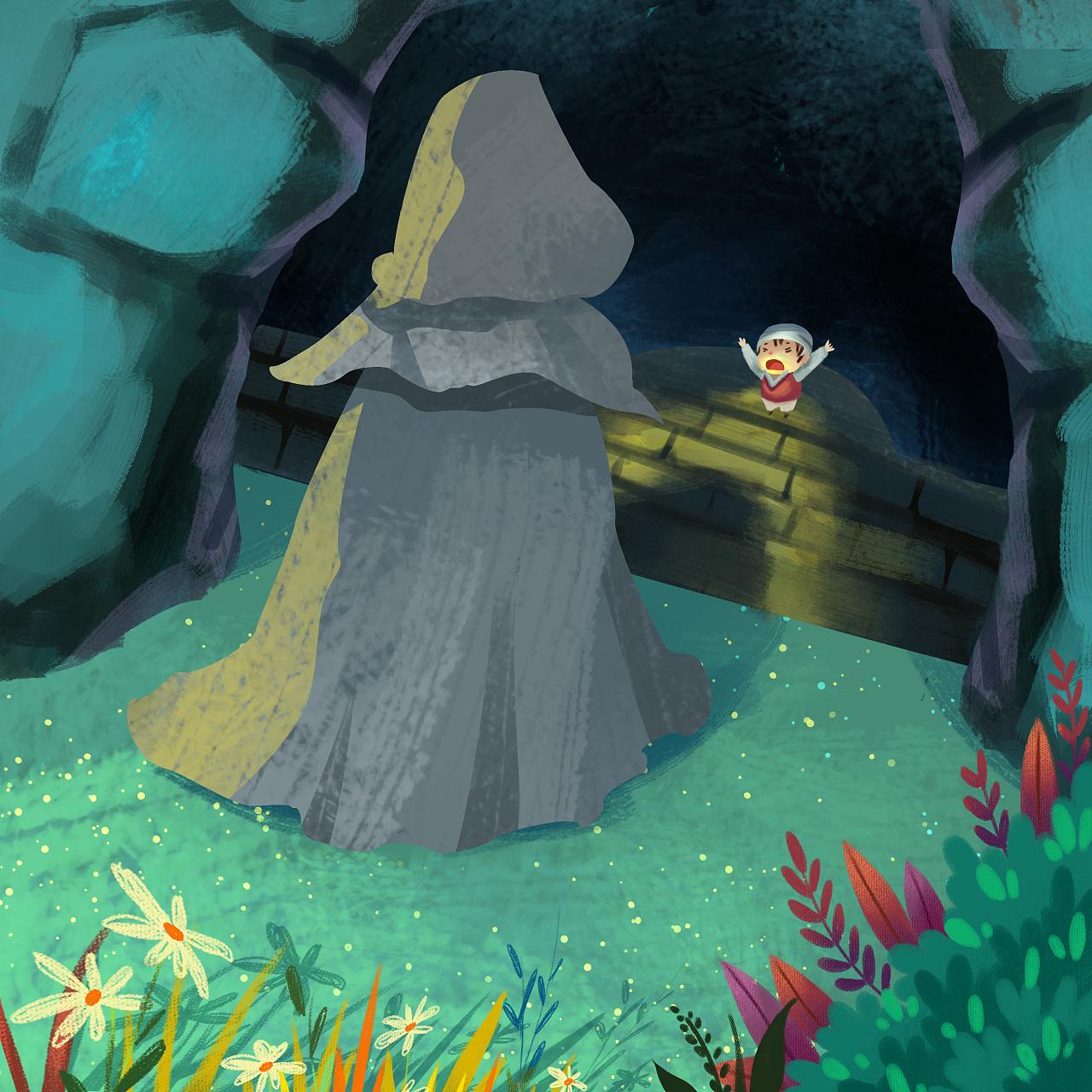 一千零一夜 阿拉丁神灯|插画|儿童插画|艺帆文化 - 原创作品 - 站酷