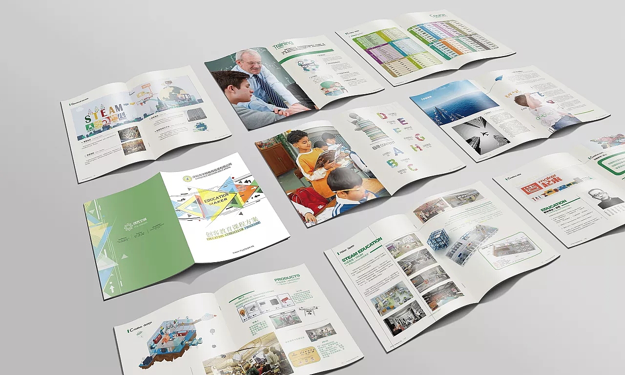 【宣传画册】-STEAM创客教育课程（图ZMTIzNTcxNzUy） - 书籍/画册 - 站酷设计师Dzerone原创素材 - 站酷ZCOOL