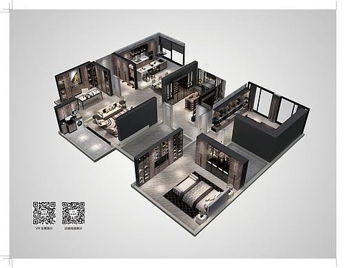 2020高端极简轻奢全屋定制图册 现代新简约画册设计