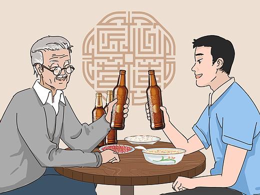 被忙碌遗忘了的父亲节——海报