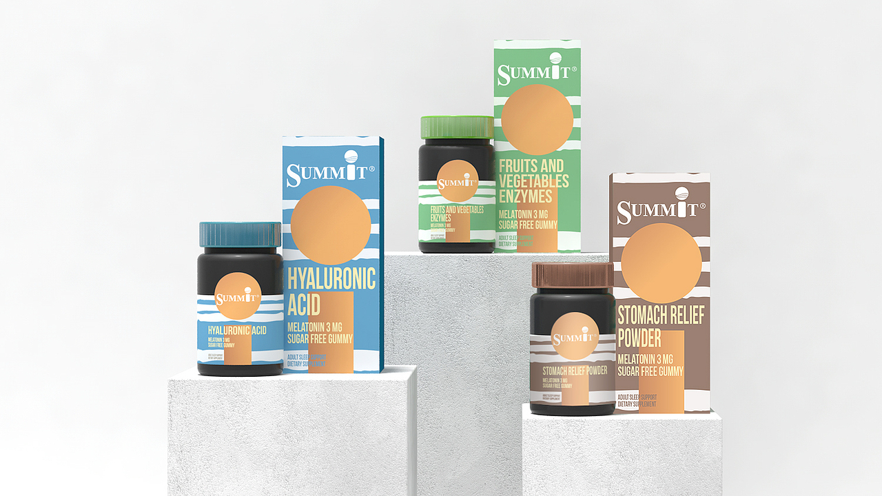 进口保健品包装PI设计