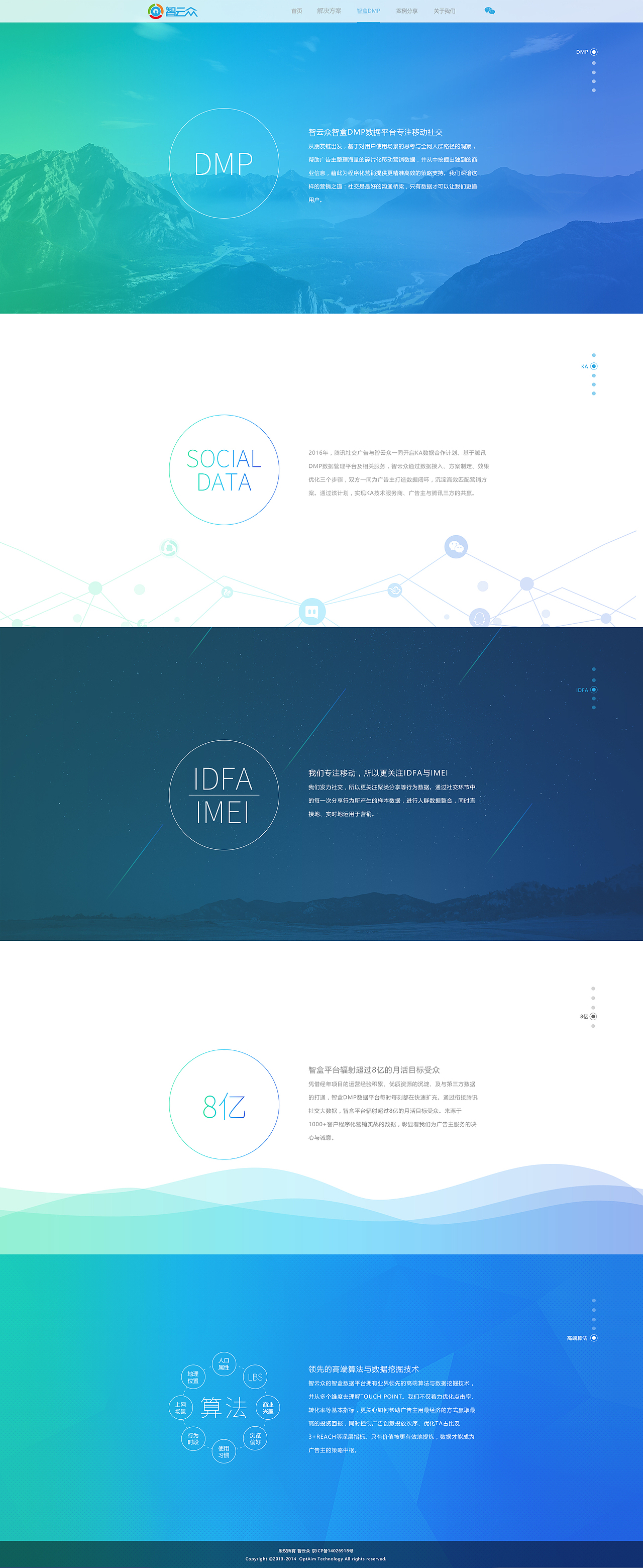 智云众官网设计