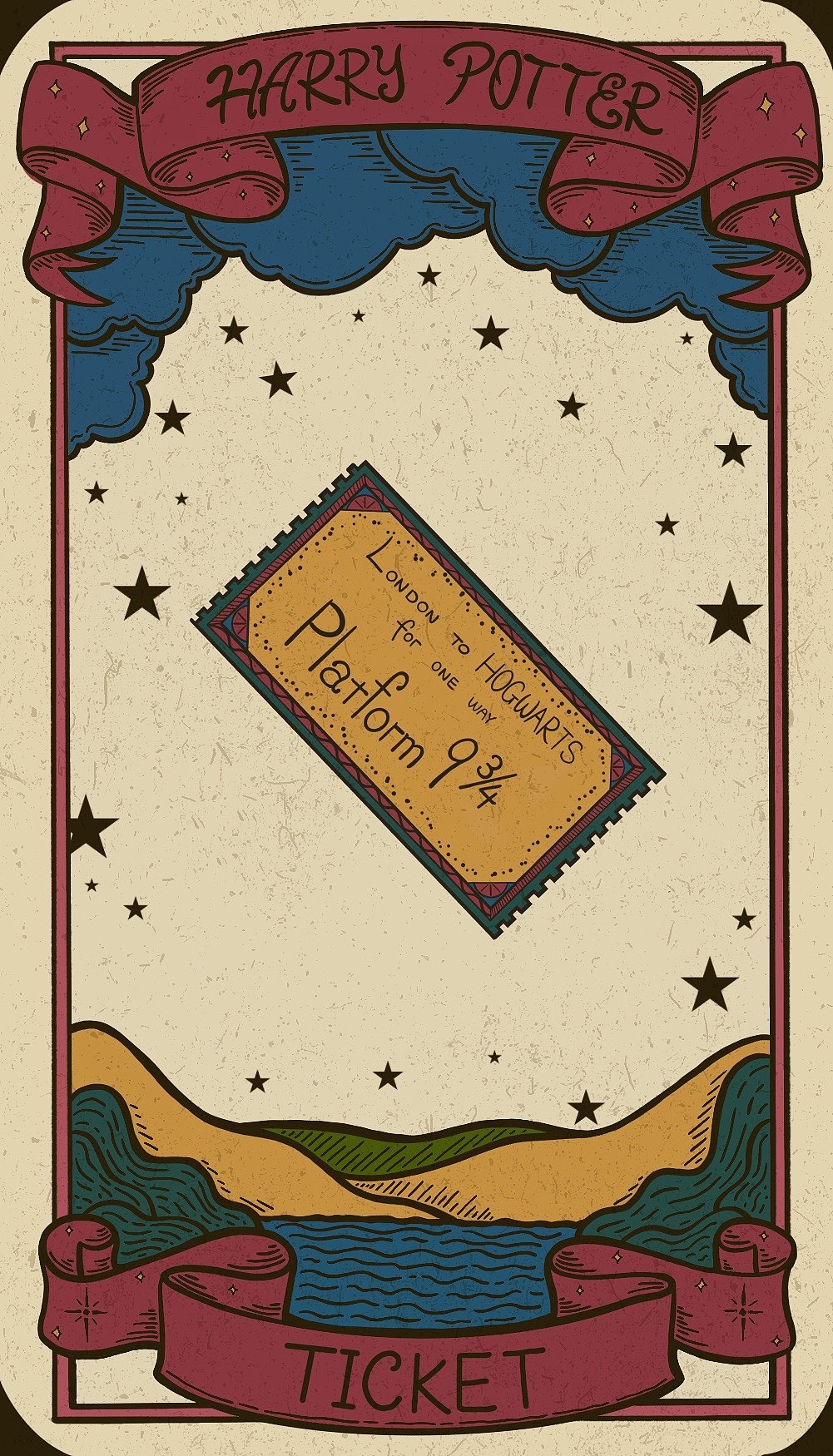 哈利波特（图ZMTk4MTY2Njcy） - 创作习作 - 站酷设计师VivianaHe原创素材 - 站酷ZCOOL