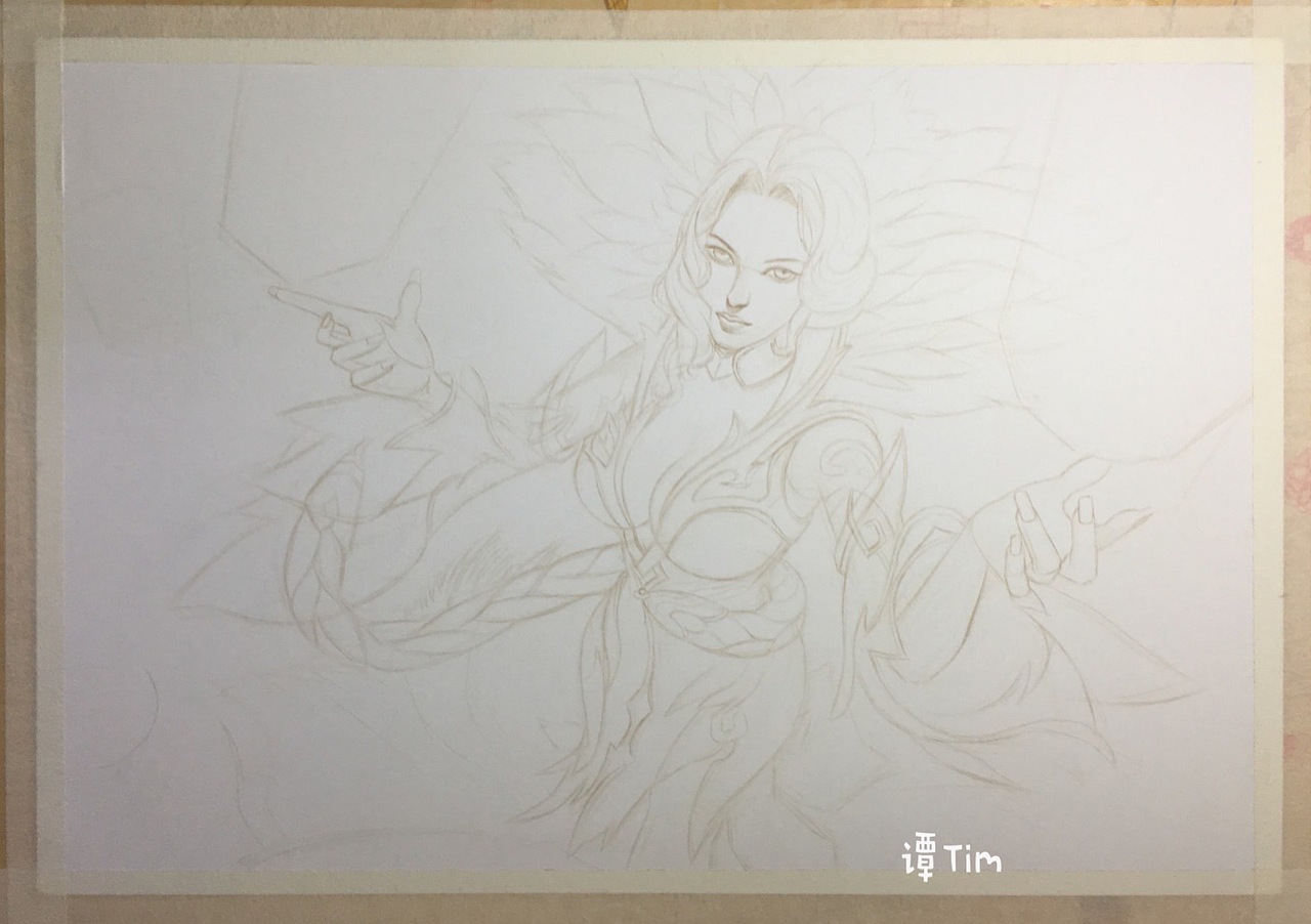 彩铅甄姬（图ZMjUxNzkzNDgw） - 绘画 - 站酷设计师Timtlb原创素材 - 站酷ZCOOL