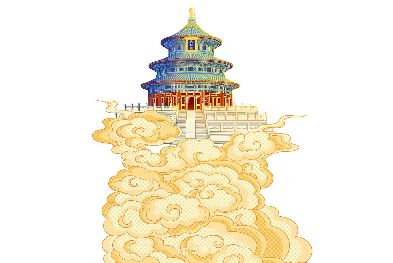 【白鹿追月】中秋立体包装插画（图ZMjE5Njc4MTMy） - 商业插画 - 站酷设计师简爱手绘原创素材 - 站酷ZCOOL