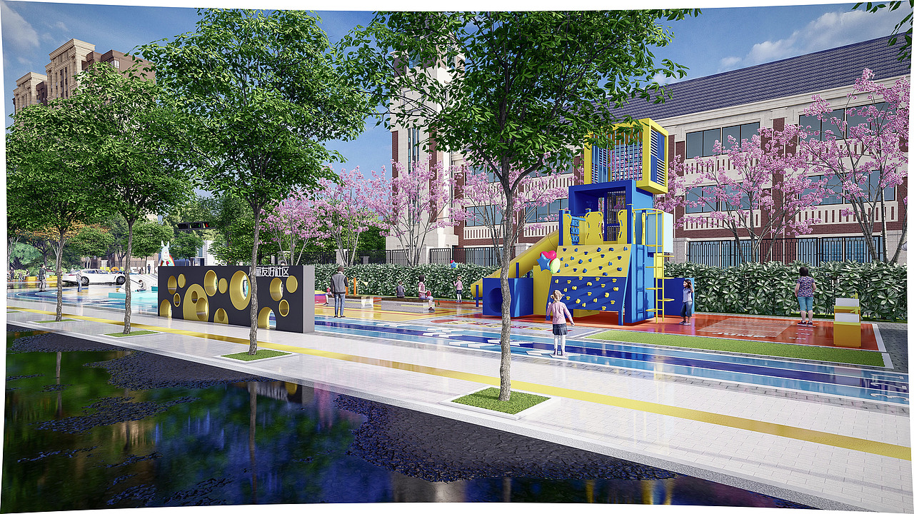街头小游园 儿童友好社区（图ZMjczNTc2MDIw） - 景观设计 - 站酷设计师梁西凹原创素材 - 站酷ZCOOL