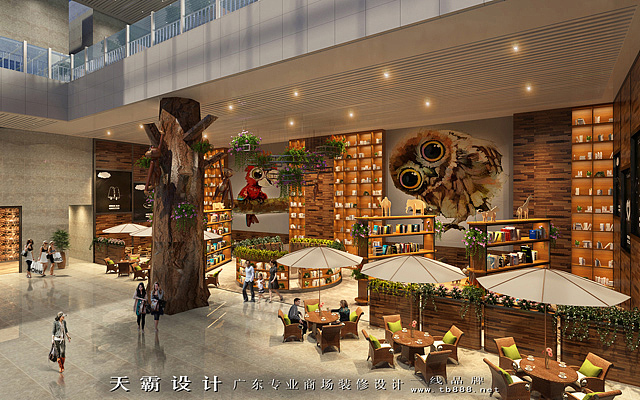 安徽美食广场项目方可参考的设计效果图