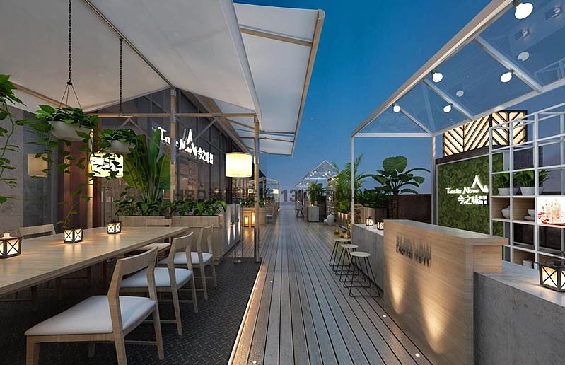 广州餐饮装修设计 今之味餐饮装修设计（图ZMTE4MjczMzgw） - 家装设计 - 站酷设计师办公室装修lily原创素材 - 站酷ZCOOL