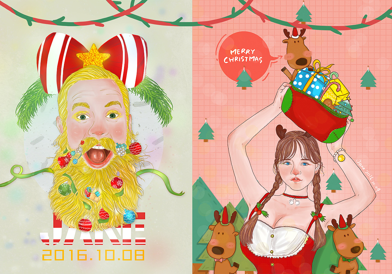 2016年回顾（图ZNjc2NjMyMjA=） - 新锐潮流插画 - 站酷设计师撑着伞原创素材 - 站酷ZCOOL