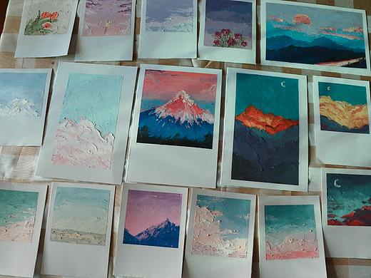 油畫棒練習(xí)（個人主頁-ZNDYyMDEwMDg=） - 藝術(shù)插畫 - 站酷設(shè)計(jì)師一口一個小甜餅原創(chuàng)素材 - 站酷ZCOOL