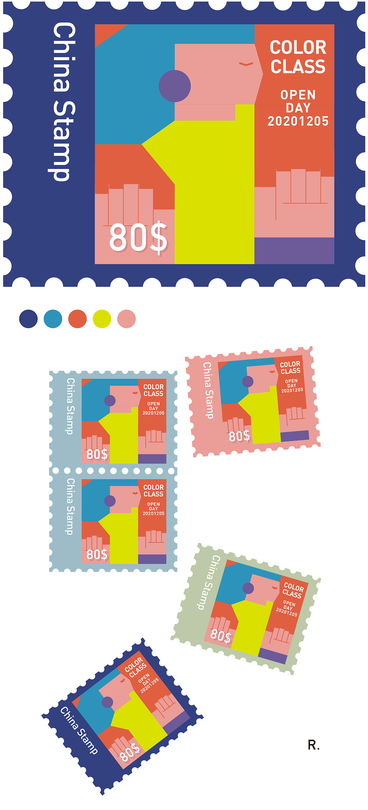 时隔多年再画插画-为绝对色感3做的六组插画（图ZMjM1Njg0NTU2） - 艺术插画 - 站酷设计师梁景红色彩原创素材 - 站酷ZCOOL