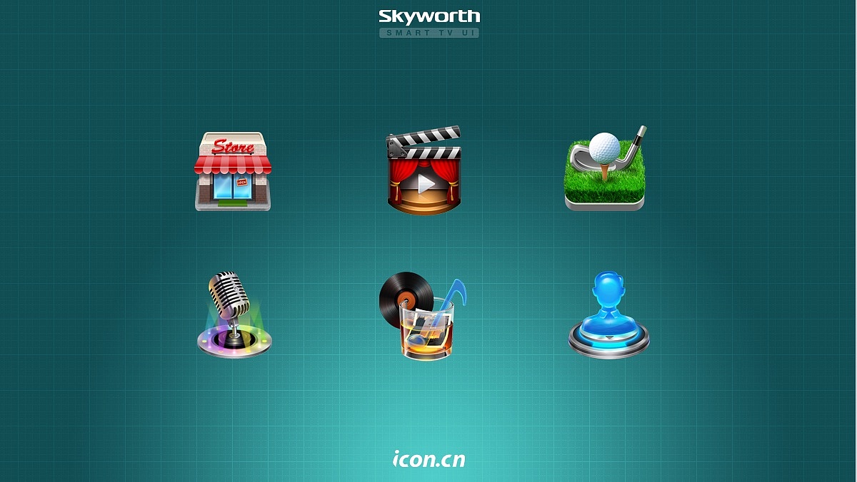 创维云电视.视觉设计（图ZMzA2MzY3OTI=） - 其他UI - 站酷设计师iconboy原创素材 - 站酷ZCOOL