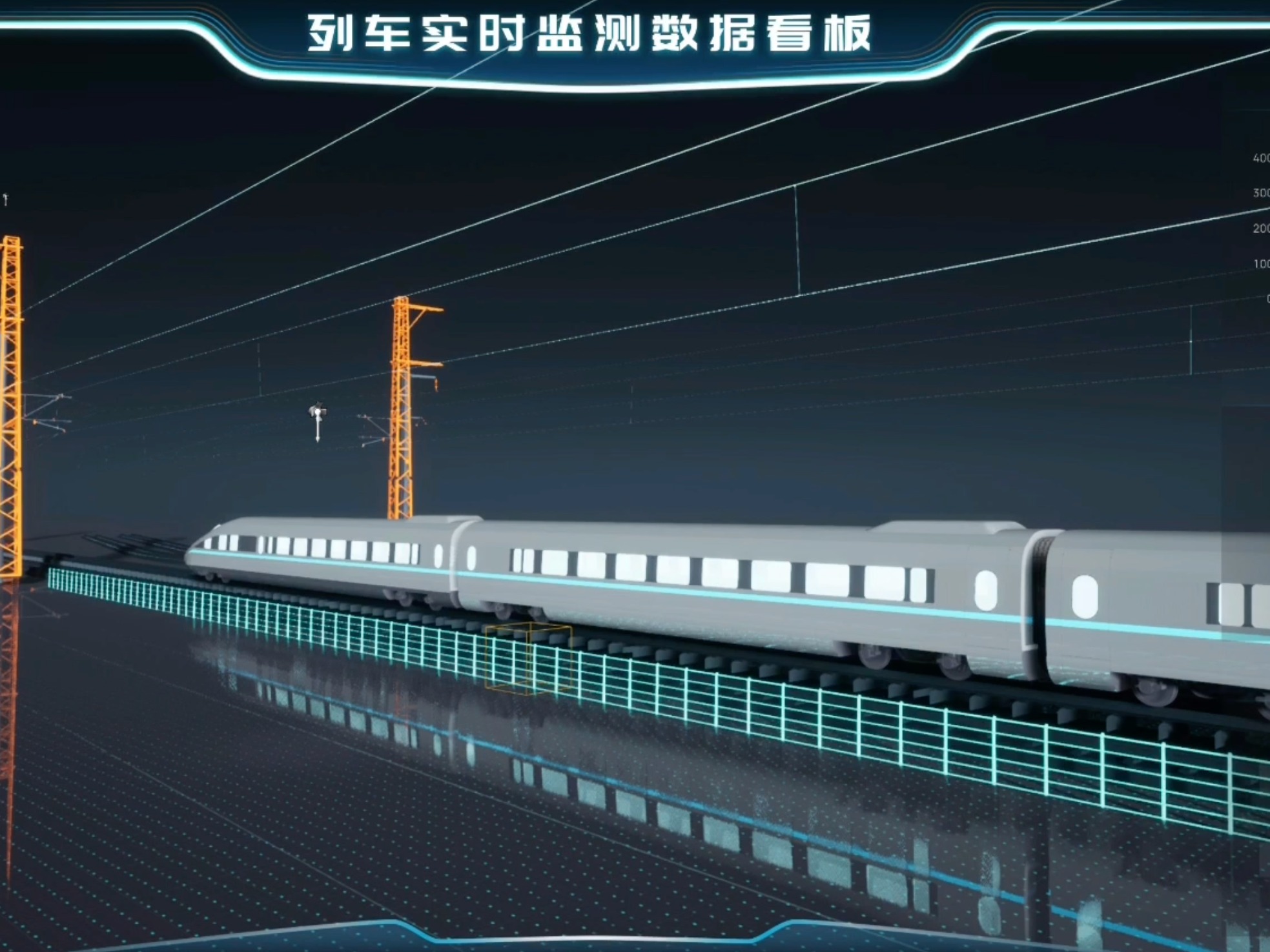 数据可视化设计分享 | 入门级3D引擎搭建列车场景教学_EasyV数字孪生-站酷ZCOOL