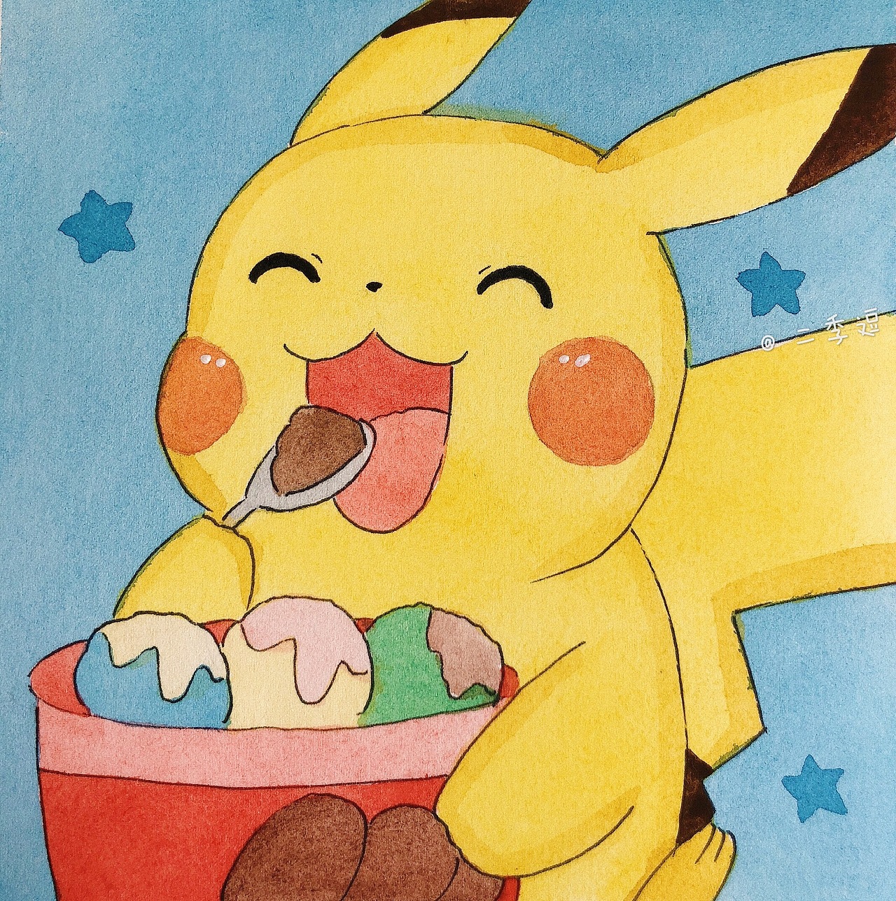 像皮卡丘有十万伏特 我对你十分心动（图ZMjcyNTUxOTg4） - 其他动漫 - 站酷设计师二季逗原创素材 - 站酷ZCOOL