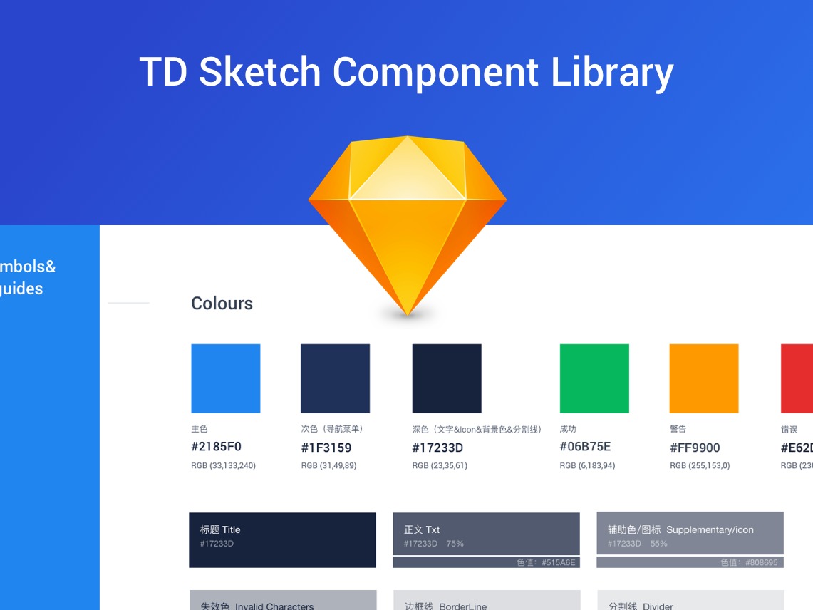 如何制作Sketch组件库-Web基础组件篇