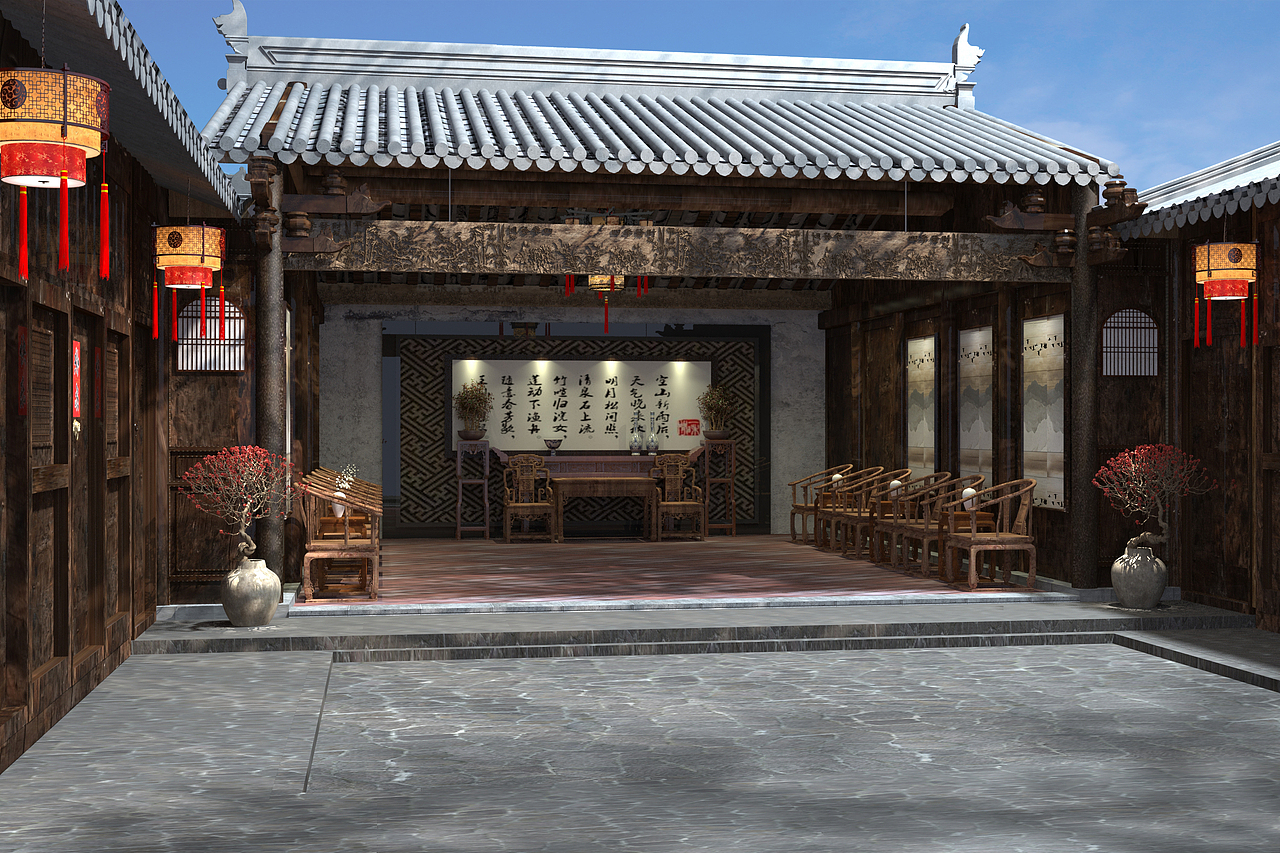 祠堂陈列展示设计(图ZMTQ0MTAwODA4) - 展陈设计 - 站酷设计师yukiyuyuyu原创素材 - 站酷ZCOOL