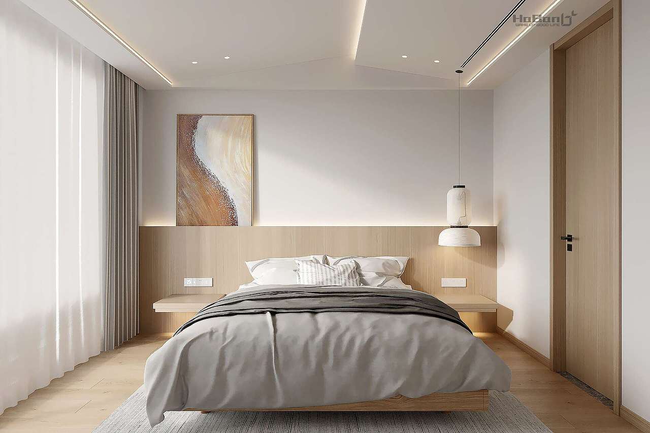 日式北欧全套客厅餐厅卧室效果图——花扮效果图（图ZMjgwNzA0MzQw） - 家装设计 - 站酷设计师花扮空间效果图原创素材 - 站酷ZCOOL