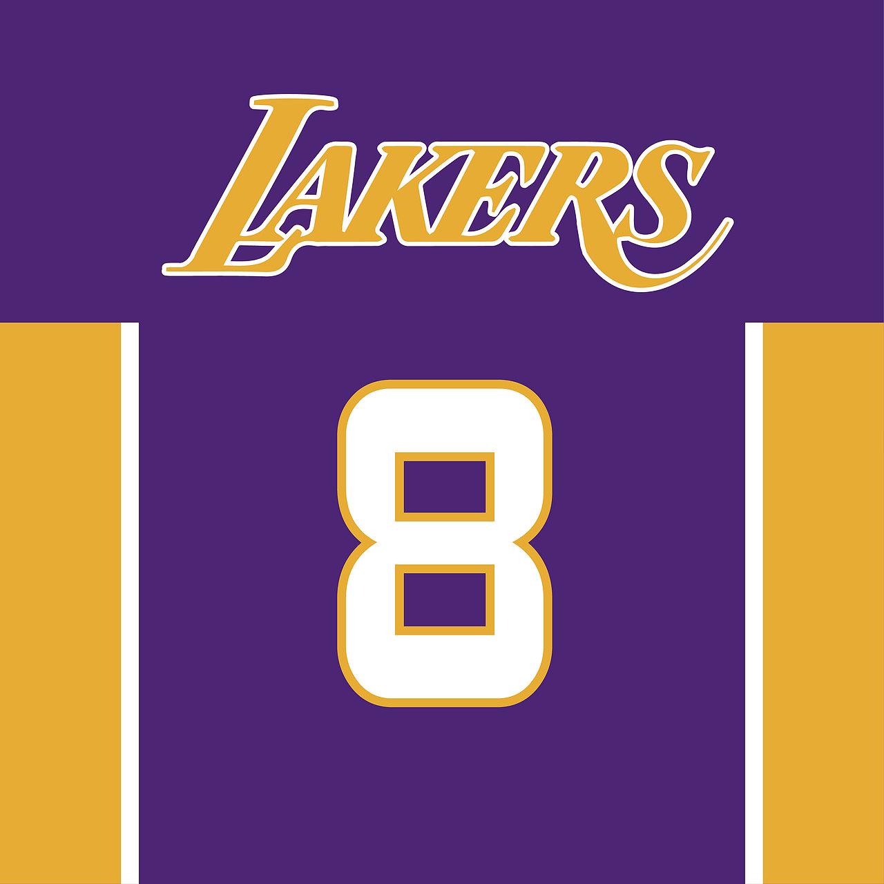 nba湖人队紫色球衣主题手机壁纸头像