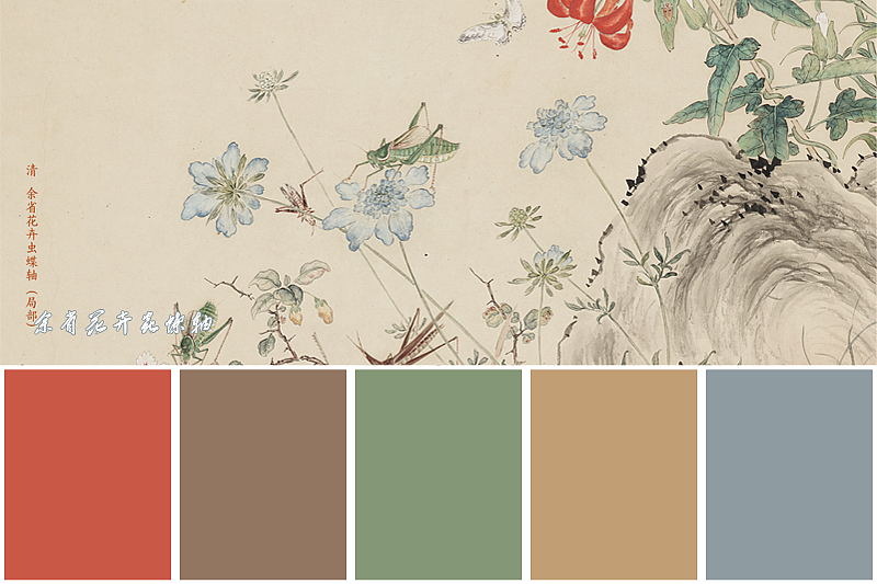 美丽的配色卡啊——古代名画