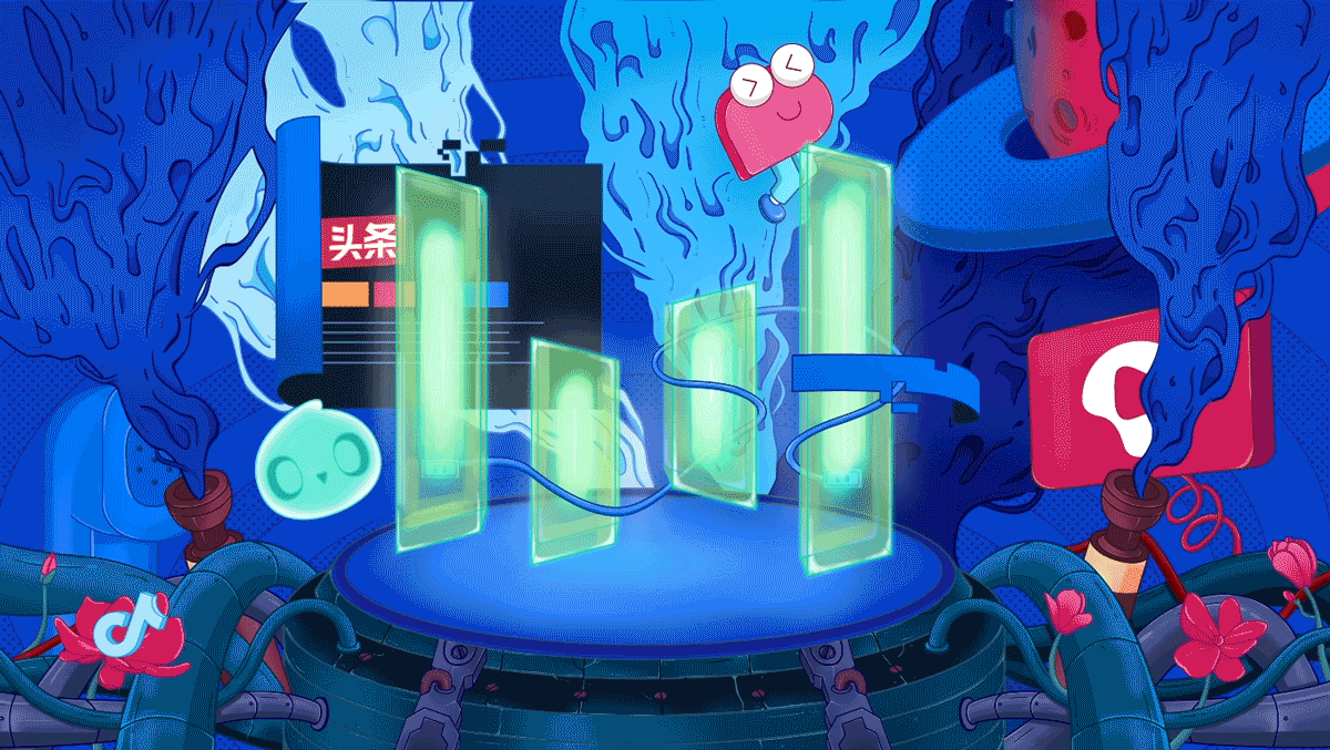 「字节跳动·这就是你的舞台」（图ZMjIxOTA1ODg0） - 海报 - 站酷设计师二帆v原创素材 - 站酷ZCOOL