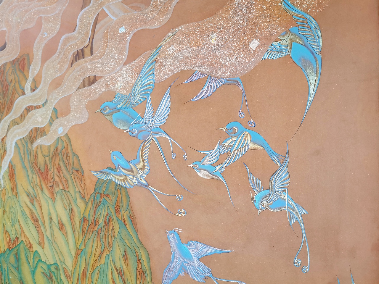 工笔重彩|东君绘制过程（图ZMjQ1NjU0MDUy） - 艺术插画 - 站酷设计师绯靥原创素材 - 站酷ZCOOL