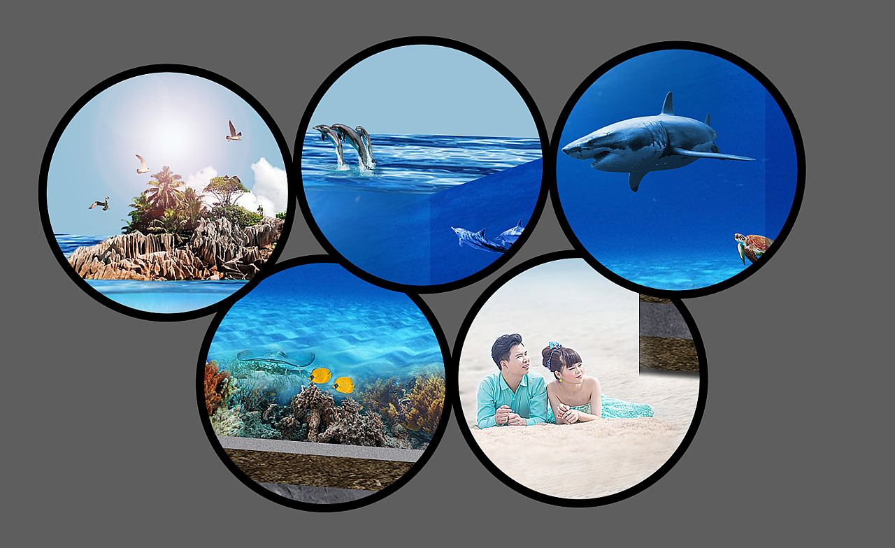 ps创意合成海报附加素材练习