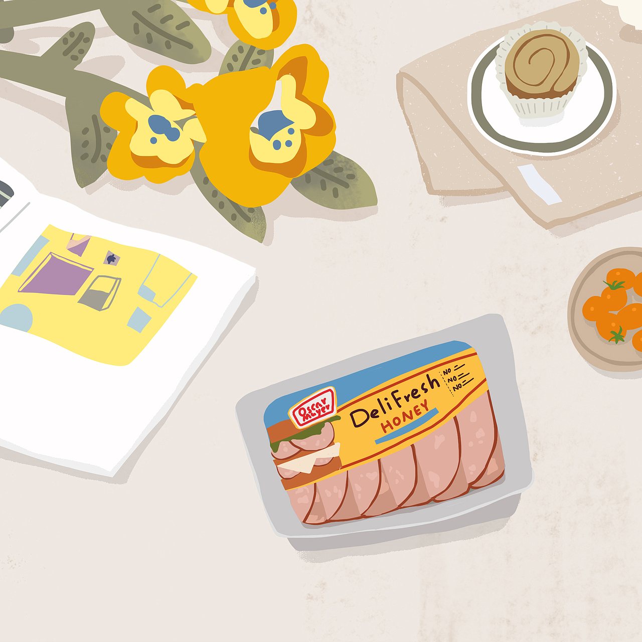 餐桌上的色彩学（图ZMTMxOTM4MDIw） - 创作习作 - 站酷设计师biiig_bear原创素材 - 站酷ZCOOL