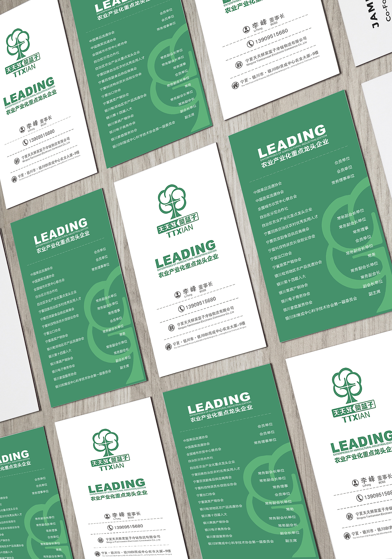 名片\展示效果\表现\排版\VI