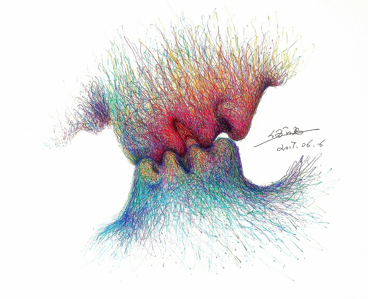 《冰与火》圆珠笔画（图ZODE2MTQxNjg=） - 创作习作 - 站酷设计师Faine6原创素材 - 站酷ZCOOL